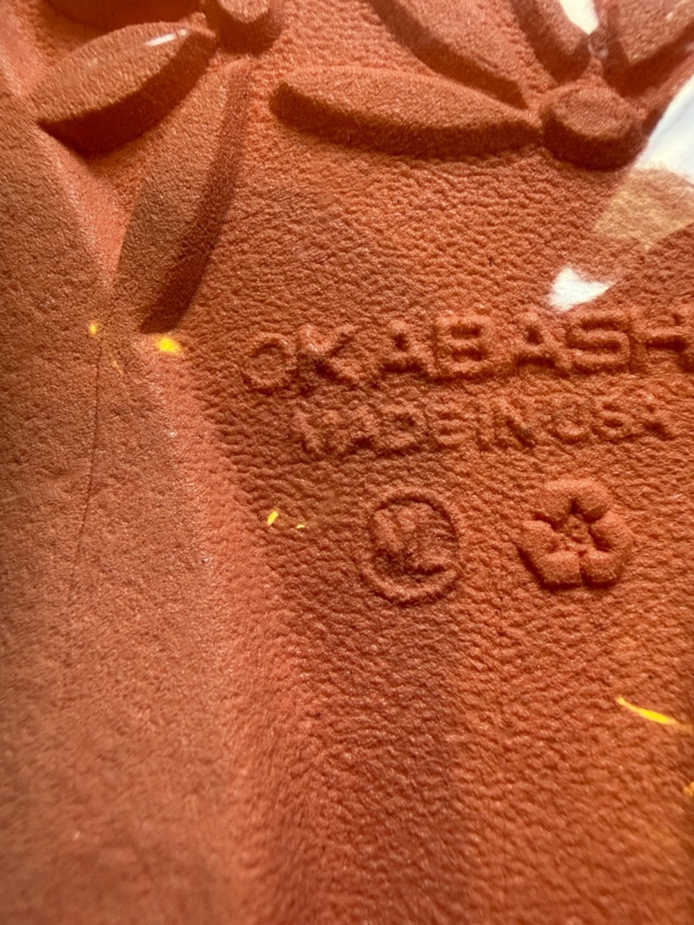 Womens ML OKABASHI flip flops. Non slip. Excellent condition.  Worn once. Salmon - Picture 6 of 10